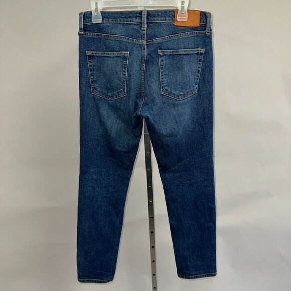 Buck Mason 12 Month Wash Slim Fit Stretch Jean size 31 x 31 Skinny Blue Mens - Picture 3 of 5
